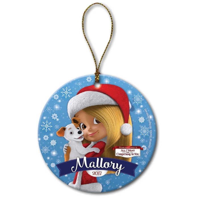 Mariah carey christmas ornament