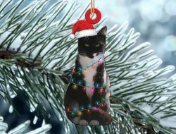 Tuxedo Cat Christmas Ornament The Purrfect Holiday Decoration